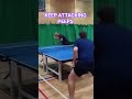 Attack when possible, opponent sent wrong way!! #attack #pingpong #tabletennis #sports