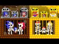 R.I.P Sonic, Amy and Mario, Peach in maze mayhem... RICH VS POOR | Game Animation