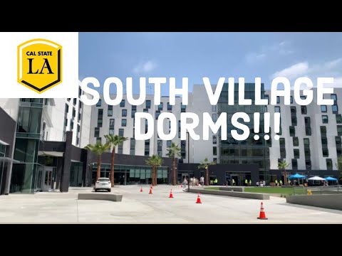 Cal State LA South Village Dorms ! (Move in)
