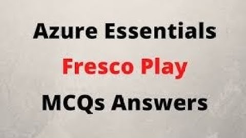 #Mini-Project - Azure Devloper (TCS Fresco Play Quiz 2022) Passing Marks.
