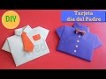 Tarjeta en forma de camisa, Día del Padre!! DIY :)