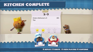 Overcooked! All You Can Eat Suns Out Buns Out 1-3 4 Stars