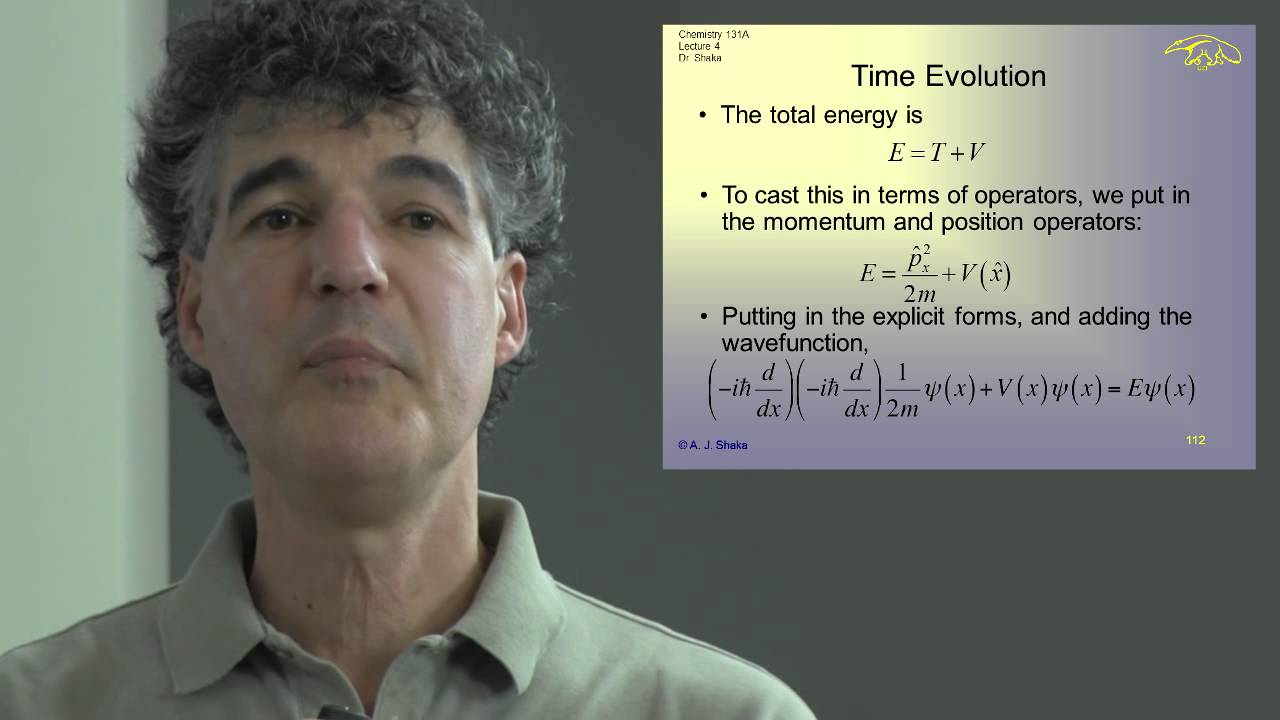 Chem 131A. Lec 04. Quantum Principles: Complementarity, Quantum Encryption, Schrodinger Equation free courses offered by tesda