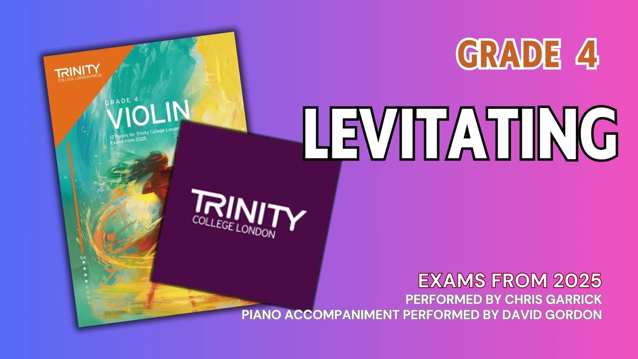 Levitating by Dua Lipa | Play Along | Trinity College London Grade 4 Violin Exams from 2025