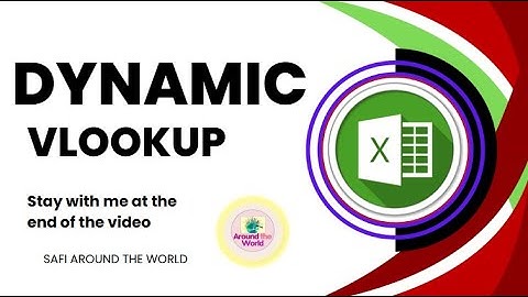 How to use Dynamically Vlookup Formula in Excel |make a dynamically update valookup formula in excel