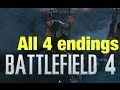 All 4 Battlefield 4 endings