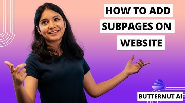 Add subpages and Update your Header Navigation on Website
