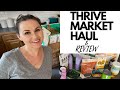 THRIVE MARKET HAUL//IS IT WORTH IT?//FIRST TIME TRYING//REVIEW