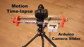 DIY Arduino Camera Slider With Motion Time-lapse Capability