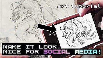 How to "SCAN" your sketches using ONLY YOUR PHONE!