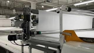 Richpeace Bulky fabric spreader in a textile factory