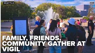 Friends and family honor victims of Bite of Seattle shooting in silent vigil