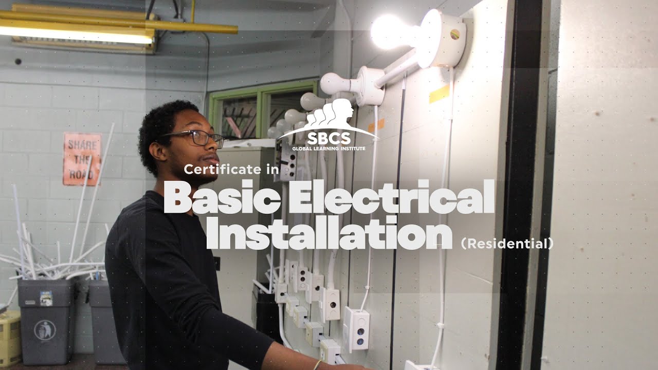 SBCS GLI: Electrical Installation Training (Residential) - YouTube