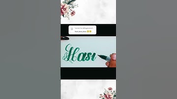 Name Calligraphy✨ #calligraphy #vizag #dailyvlog #nameart #name #names #art #dailyvlogs #dailyshorts