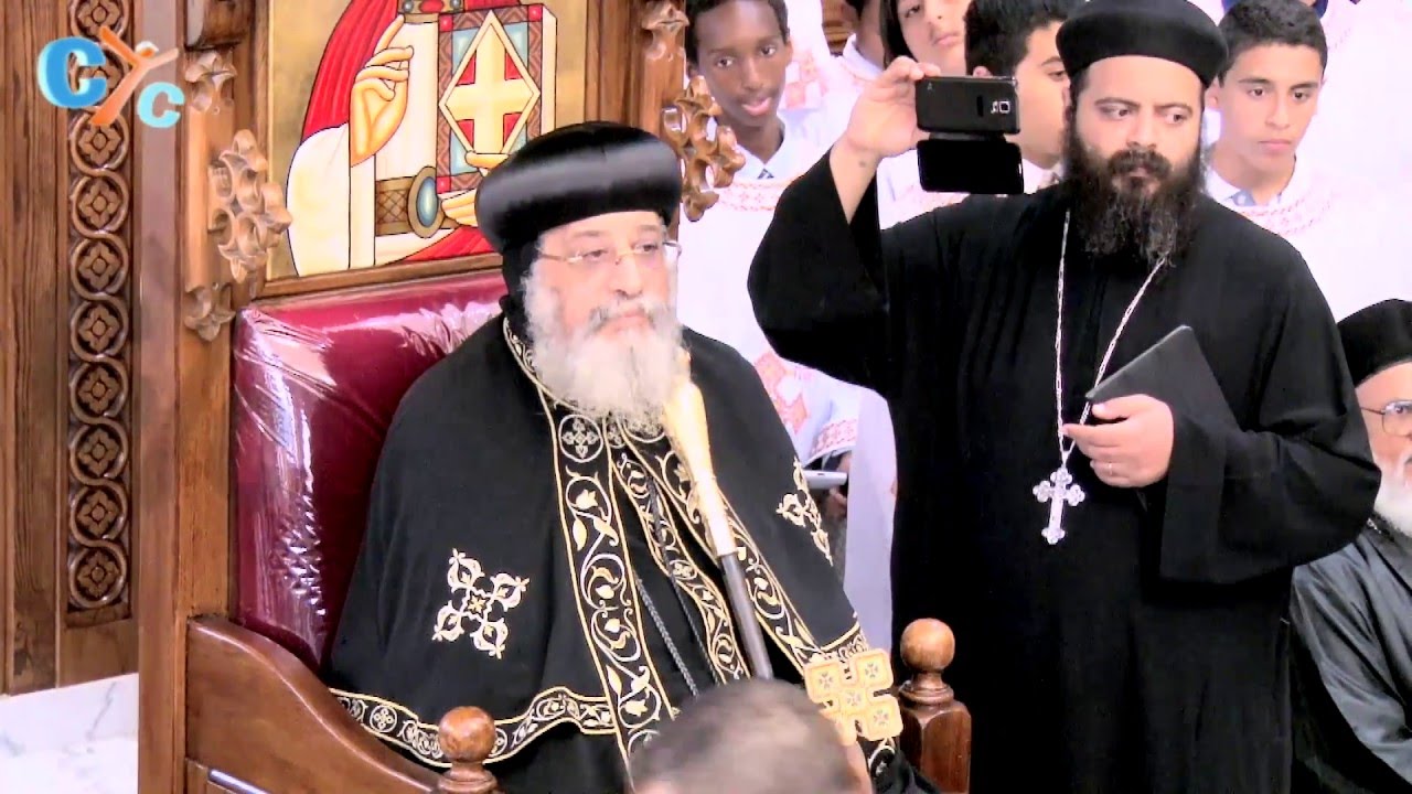 Pope Tawadros meeting with the people of St. Mark Church, Houston October 12, 2015
