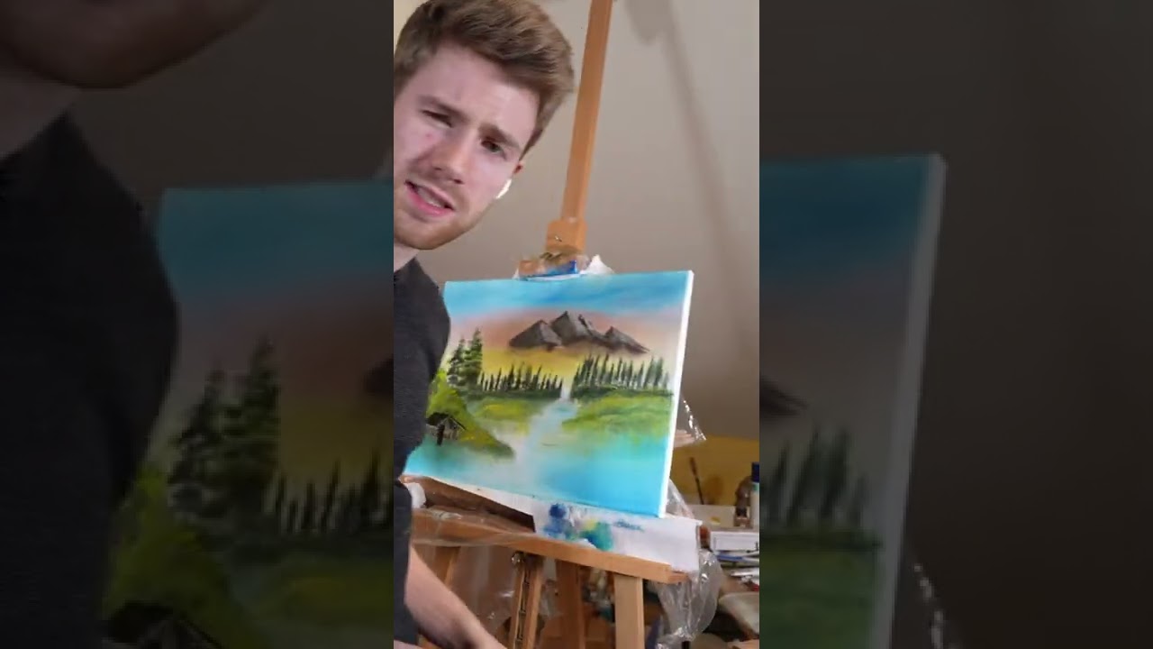 Bob Ross hat einfach geschummelt!