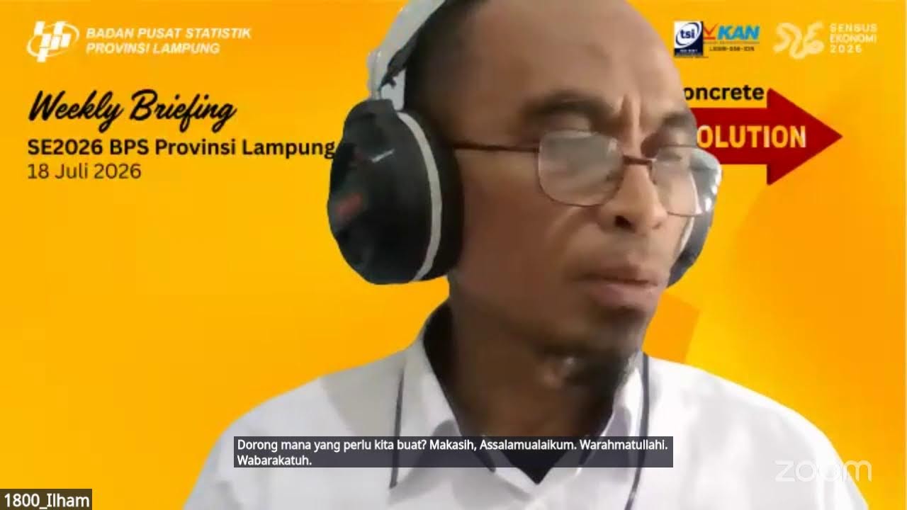 1800_ BPS Lampung's Zoom Meeting