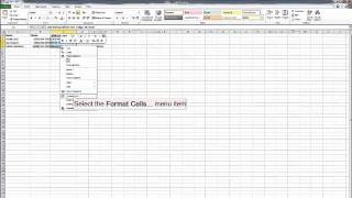 Excel Quick Tip - wrap text