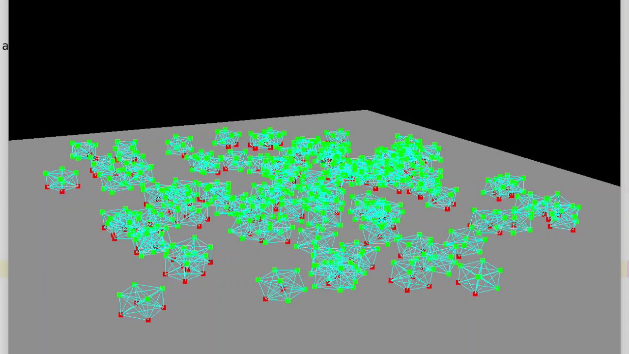 100 bouncing cubes using OpenGL (C++) - YouTube