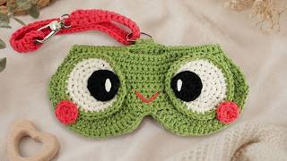Frog Glasses CaseCrochet patterns 🐸