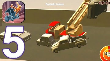 Turbo Dismount - Gameplay Walkthrough, Car Crashes All Cars All Levels  (iOS, Android) | Part 5