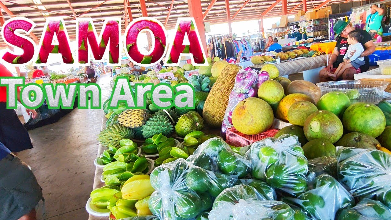 Городской округ Самоа, столица Апиа #самоа #самоанскаяеда #фермерскийрынок #цветочныймагазин