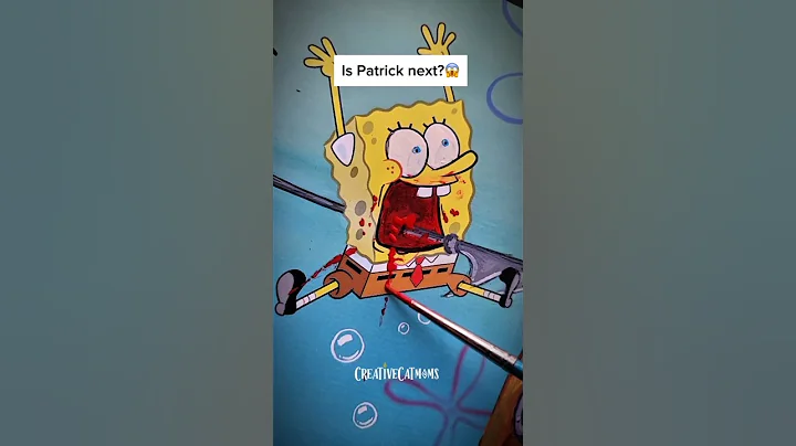 Squidward was NOT SpongeBob's friend🤫 #shorts #art #disney #creative