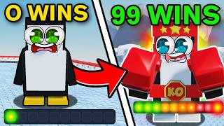 EVERY WIN = PLUS 1 POWER in Roblox KNOCKOUT