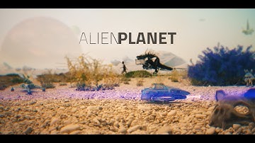Alien Trailer - How to create a mattepainting in After Effects (Teaser)