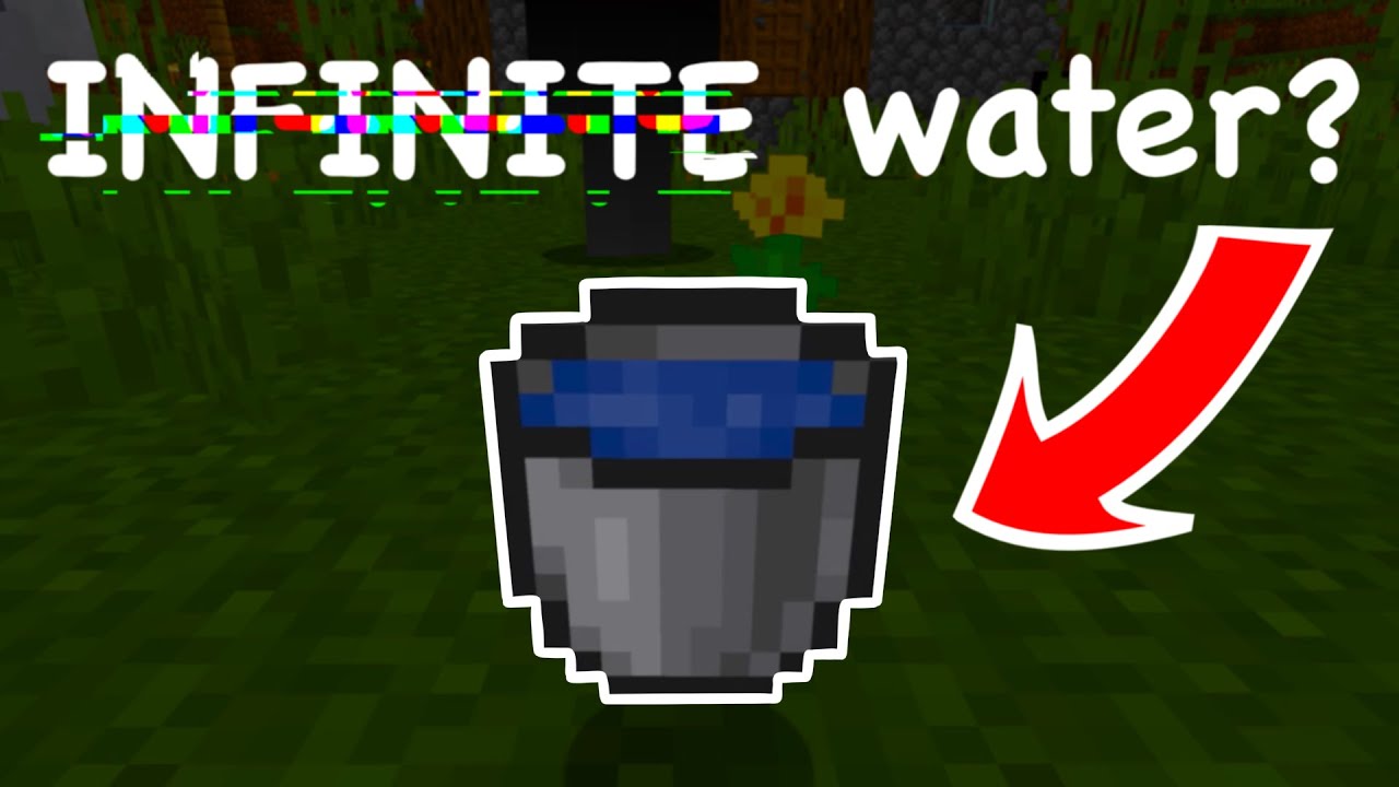 How Much Water Fits In ONE Minecraft Water Bucket YouTube How Much Water Fits In ONE Minecraft Water Bucket YouTube