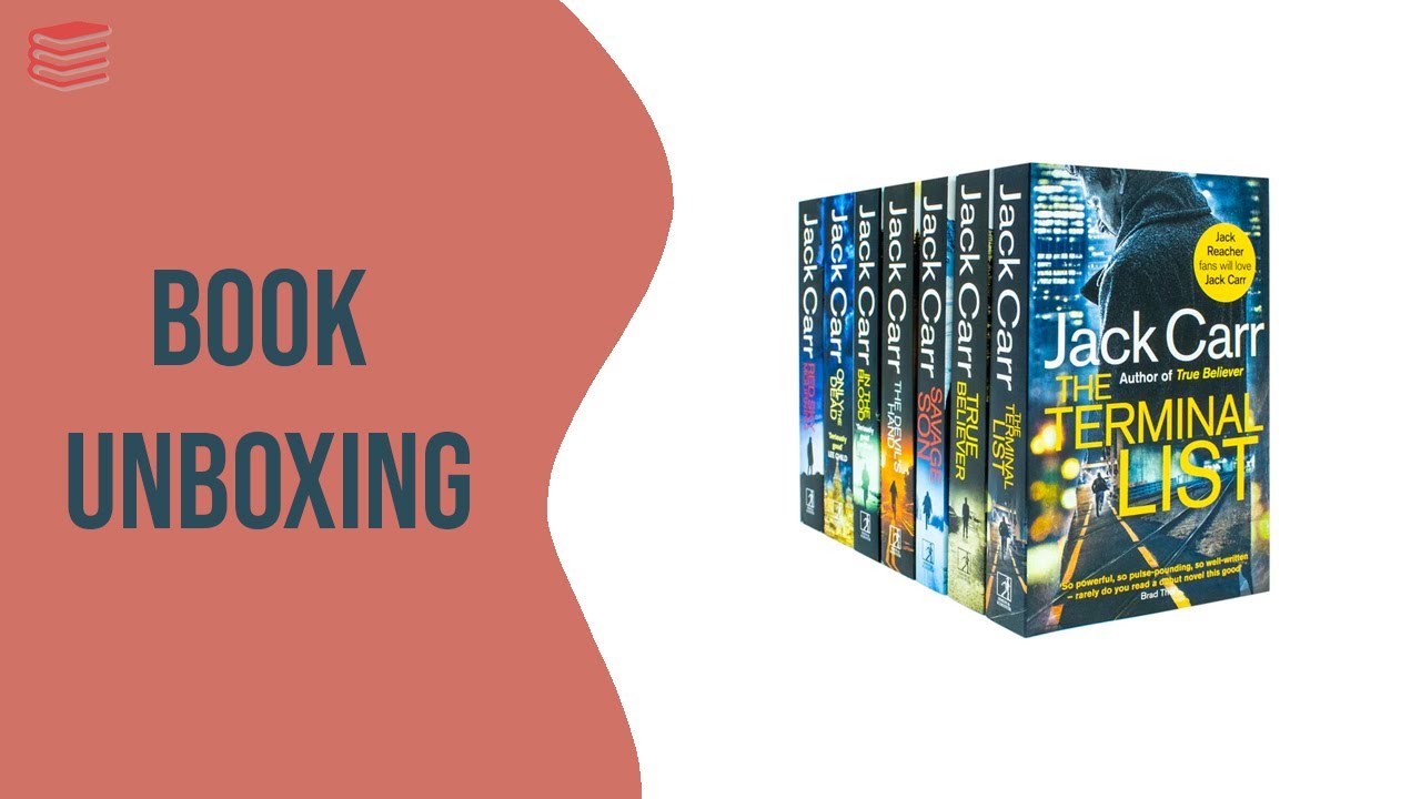 James Reece Series 7 Books Collection Set By Jack Carr - Book Unboxing