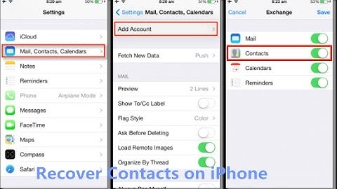 How to recover deleted contacts on iphone 7 without computer