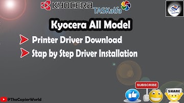 How To Install Kyocera Printer Drivers || How To Install Printer Without CD/DVD Driver