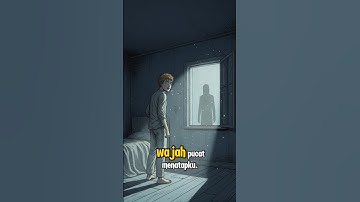 Ada yang Mengetuk Pintu Kamarku Tengah Malam… Tapi Aku Tinggal Sendirian! 😱 #horror #shorts #cerita