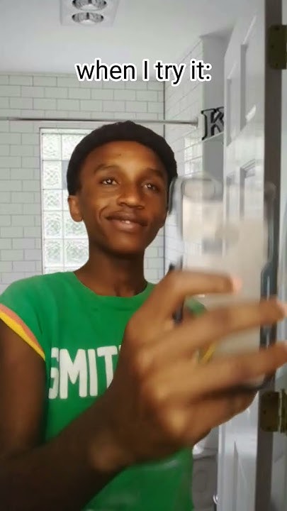  POV when you try to take a mirror selfie with flash 🤣 - YouTube
