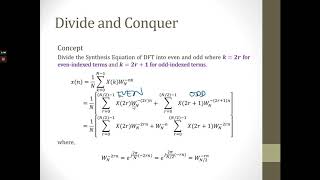 WEEK 10 INVERSE FAST FOURIER TRANSFORM PART 1