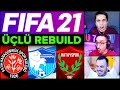 FIFA 21 ÜÇLÜ REBUILD // KARAGÜMRÜK vs HATAY vs ERZURUM // 500 MİLYON EURO CHALLENGE // KARİYER MODU