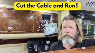 Van Renovation Chaos: Cutting Cables and Finding Surprises - sofa bed renovation part 2