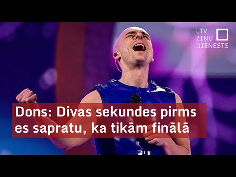 Dons: Divas sekundes pirms es sapratu, ka tikām finālā