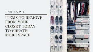 5 Items To Remove From Your Closet Today
