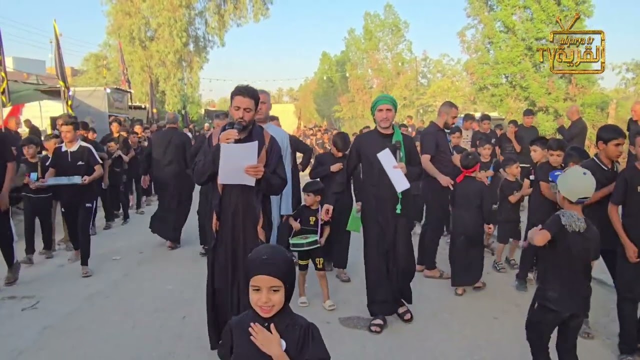 موكب الزنجيل اليوم الاول من شهر محرم  موكب اهالي الصباغية محرم 1447هجرية 2025م