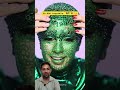 😱30,000 crystals… चेहरे पर #CreativeMakeup#MakeupArt#ArtReels#SatisfyingVideo#ViralShorts #shorts