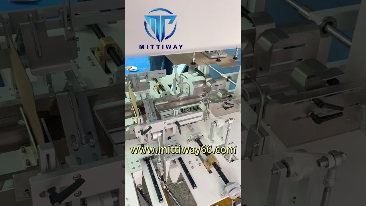 tray former hardware accessories box folding machine small box folding machine high speed folding