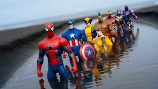 Superhero Toy Transformation After Cleaning! 😱🧼⚡ Hulk Iron Man Spider Man Action Figures