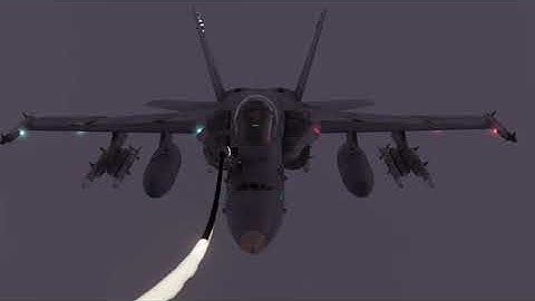 DCS F/A -18C Aerial Refueling, Sunset, 4K Ultra Graphics Settings #dcsworldgameplay #rtx4070ti