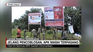 Jelang Pencoblosan, APK Masih Terpasang screenshot 2