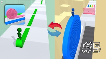 Layers Roll - All levels Mobile Gameplay Walkthrough level 11-12