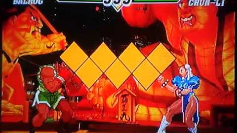 Capcom vs SNK 2 Ma-Chronic_420(Balrog) vs Blacksanders(Chun Li)
