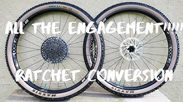 DT Swiss E1900 3 Pawl Conversion to Star Ratchet - 54t  install