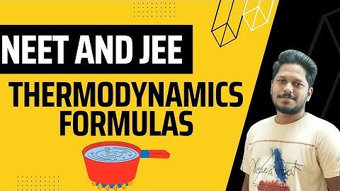 Thermodynamics formulae revision for NEET JEE in tamil